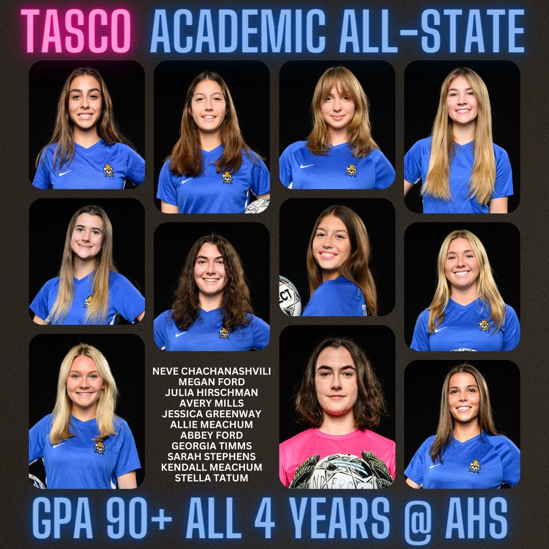 Major congratulations to these 11 seniors who had an overall GPA of 90 or above (100 point scale) for all four years at Anderson 👏🔥🧠