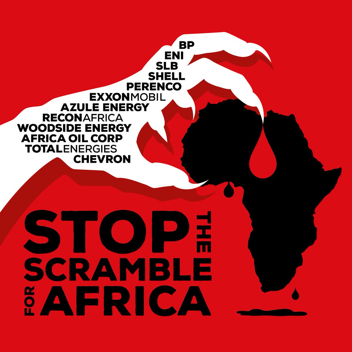 Stop the Scramble for Africa at the AFRICA ENERGIES SUMMIT (14th-16th May, London) Surely the interests of oil and gas shareholders are OBSOLETE in the face  of ABUNDANT, CHEAP renewables in Africa.  #StopTheScrambleForAfrica #KickPollutersOut