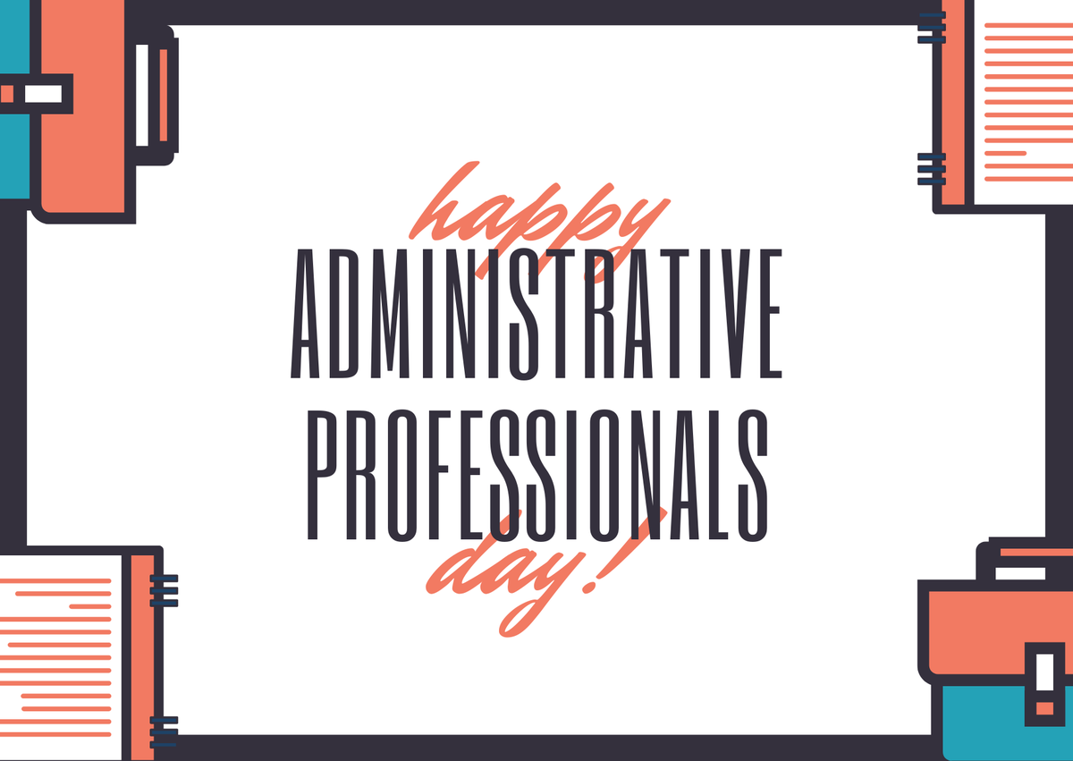 Happy Administrative Professionals Day! Today is a reminder to acknowledge and celebrate the invaluable contributions of individuals who often work tirelessly behind the scenes. Their professionalism, adaptability, and positive attitude make a significant difference! Thank you 🩵