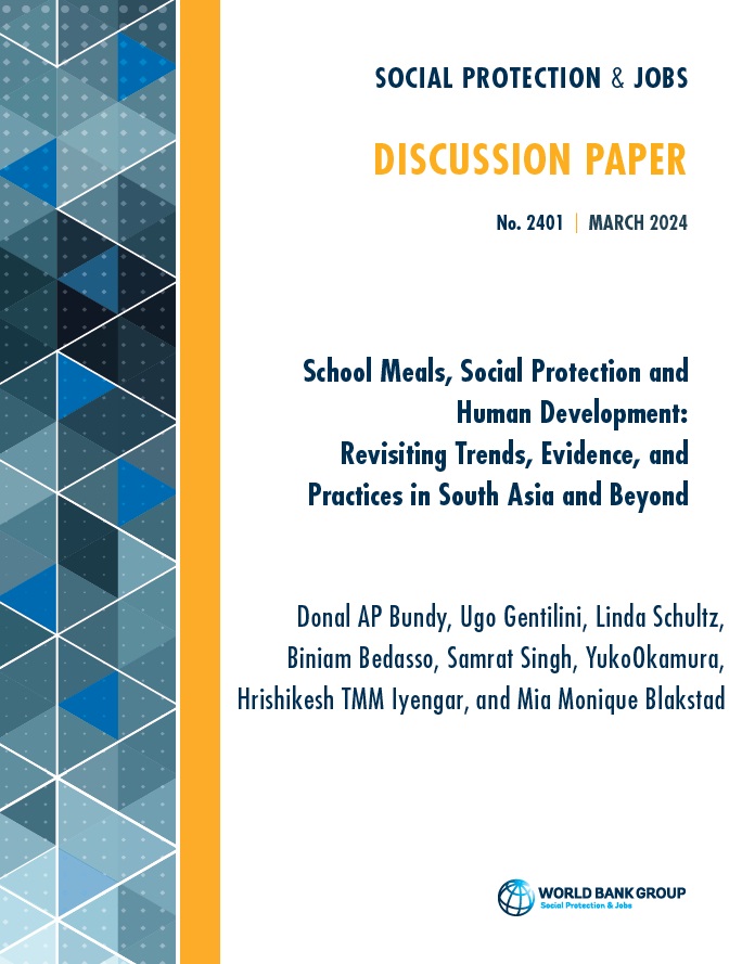 Which #socialprotection program covers 418 million children worldwide? #schoolmeals of course. Check out our latest paper on these important measures! documents.worldbank.org/en/publication…