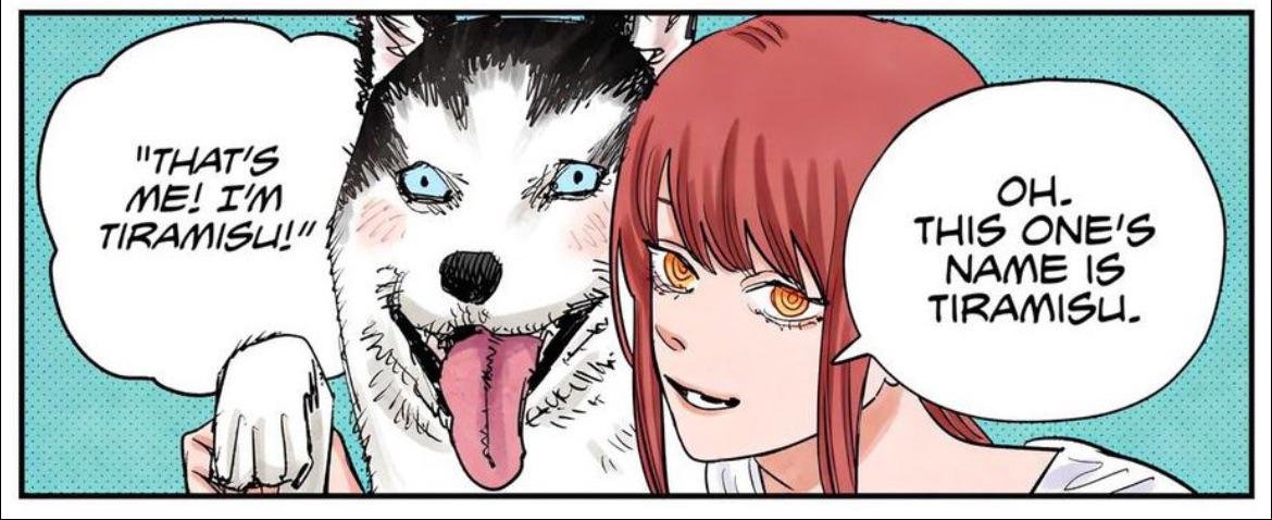 Hey remember when #Makima had a talking #husky named #Tiramisu?
#Chainsawman #anime #manga #TatsukiFujimoto #CSM #Denji #Pochita #PublicSafetyDevilHunters #dogs #huskies #talkingdogs #bestboys #puppers #doggos #memes #dogmemes #redheads #dumptruck ##ControlDevil