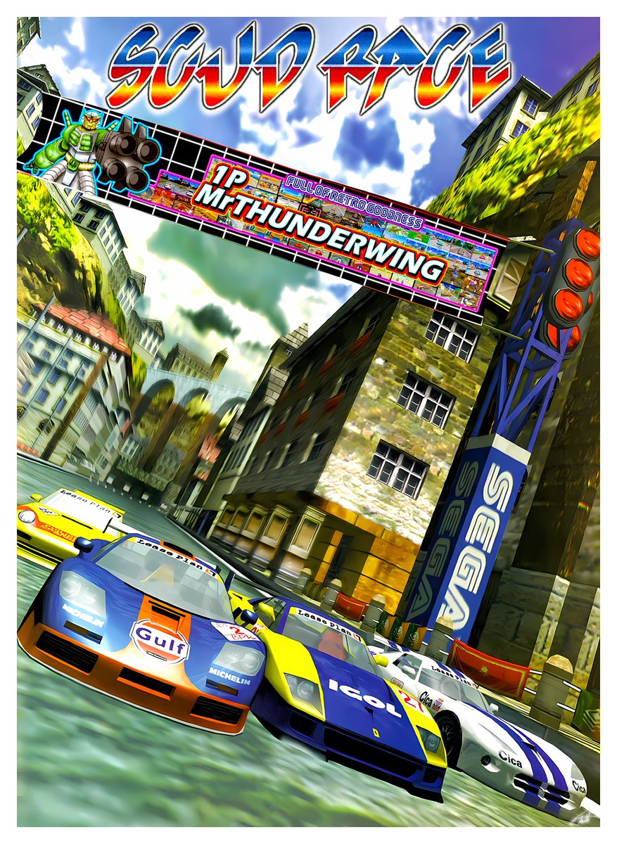 Looking forward to this one Al! 👍 It hot anticipation it made me reach for my crayons again! 🖍️ Right, off to watch it now! 📺 🔗youtube.com/watch?v=scrQ49… #Arcade #Sega #SCUDRace #Racing #Retro #SegaBlueSkies #YouTube #MrThunderwing #SegaModel3