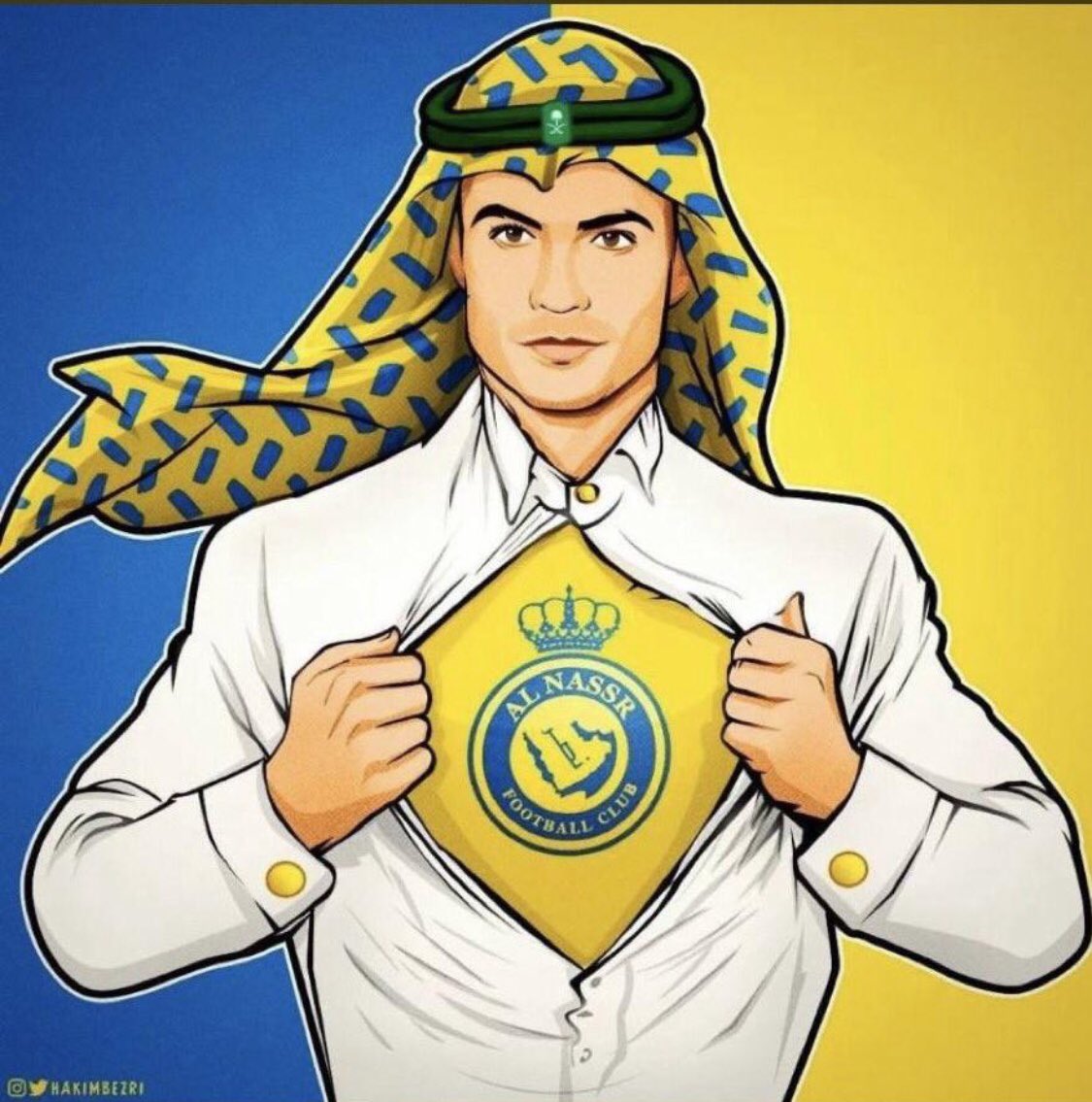 @AlNassrFC هلا وغلا بالغلا والعشق النصر العالمي الاستثنائي 💛💙