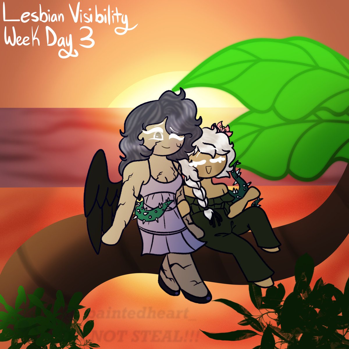 Thought I'd show off my #lesbianvisibilityweek drawings!
First two are ships of characters from some stories I have made (one being co-owned with a moot) and the last being cookie run OC stuff :)
Ozymandeus belongs to @xios_scribbles !
#oc #originalcharacter #cookierunoc