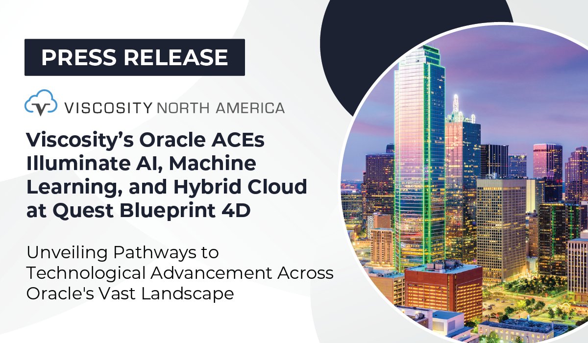 ViscosityNA's tweet image. Want to foresee the future with tech? 🧿 Join tech enthusiasts &amp;amp; Oracle experts at #quest #BLUEPRINT4D to capture insights &amp;amp; trends. #oracleaces @richniemiec &amp;amp; @ggordham will take the stage with #AI, #ML, &amp;amp; hybrid #cloud. 

More: bit.ly/3xLTGWt 
#VNA #OraPub #orcldb