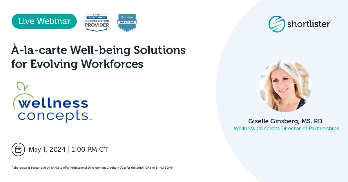 Struggling to keep your remote and in-office employees engaged? @Well_Concepts webinar has the solution! Discover effective marketing strategies and more. 

Reserve your free spot today! bit.ly/3xHem1M 

#WellnessWebinar #HRInsights