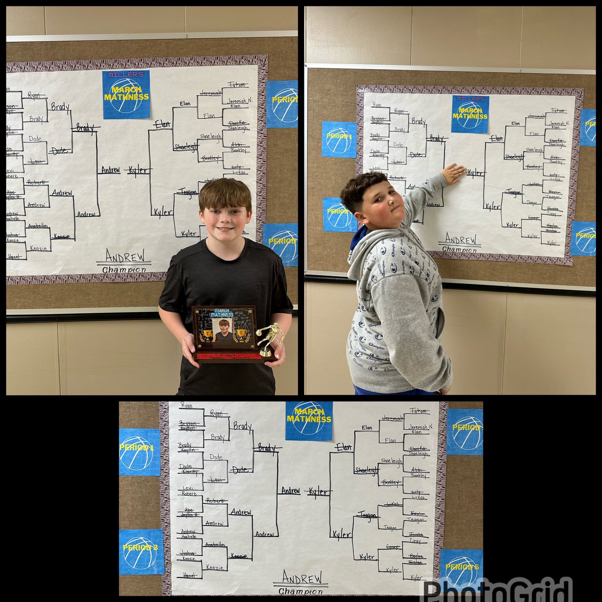 Mrs_Mill_22's tweet photo. It was a great battle until the very end. Congratulations to this guy for winning March Mathness 2024. ๐#MillersMathbots https://t.co/PNj9Za91f9