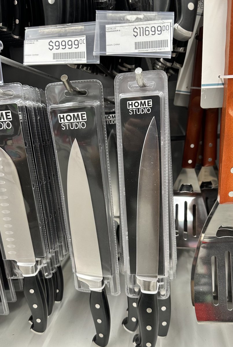 ChefPacoAlmeida's tweet photo. Gente volvieron esta línea de cuchillos de Coto que son un caño!

Los compré hace más de 6 años y los sigo usando con todo.

Indíce precio/calidad imbatibles.

▶️Acero inox, una sola pieza, mango de plástico duro, tremendo lo que mantienen el filo. https://t.co/2DhKoQrUYe