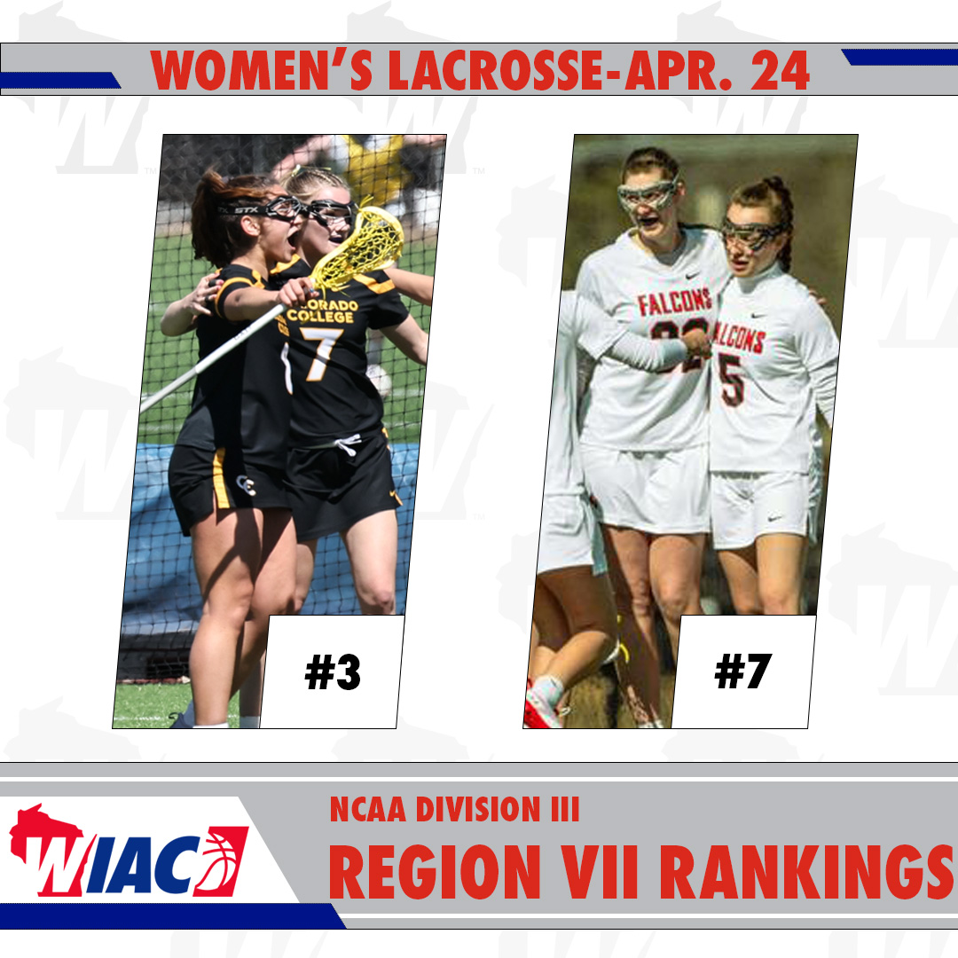 @CCTigers #⃣3⃣ and @UWRFFalcons #⃣7⃣ in this week's NCAA Division III Region VII Rankings!

#ExcellenceInAction
#d3lax