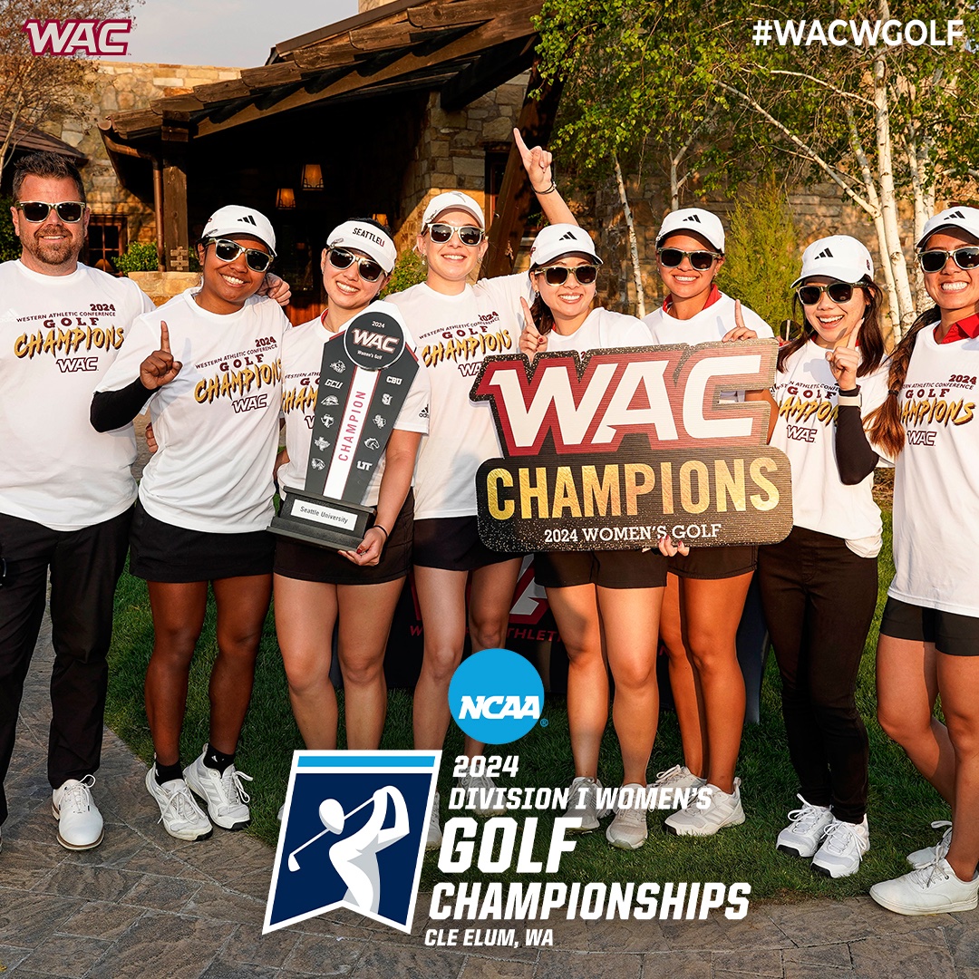 Congratulations to @SeattleUGolf for qualifying for the NCAA Women's Golf Regional!

Seattle U will play in the Cle Elum Regional at the Tumble Creek Club in Cle Elum, Washington May 6-8.

#OneWAC x #WACgolf