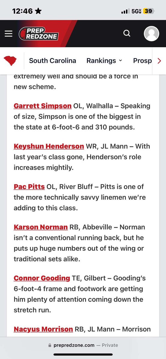 Thank you <a href="/PrepRedzoneSC/">Prep Redzone South Carolina</a> for the mention WE built for this though! <a href="/mann_football/">JL Mann Football</a> <a href="/CoachWatson_48/">Scoot Watson</a>