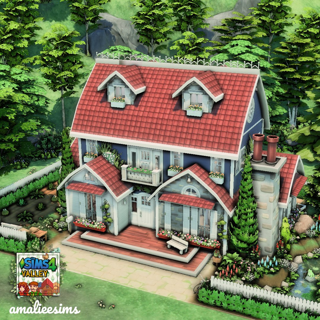 ♥ Emily's House This is my build for the #thesims4valleycollab 🍄🌿 It is available in my gallery ID: amalieesims Reshade ☑️ - Sugarcookies 2.0 ♥ Have a nice day! 🏷️ #TheSims4 #TS4 #ShowUsYourBuilds #Sims4