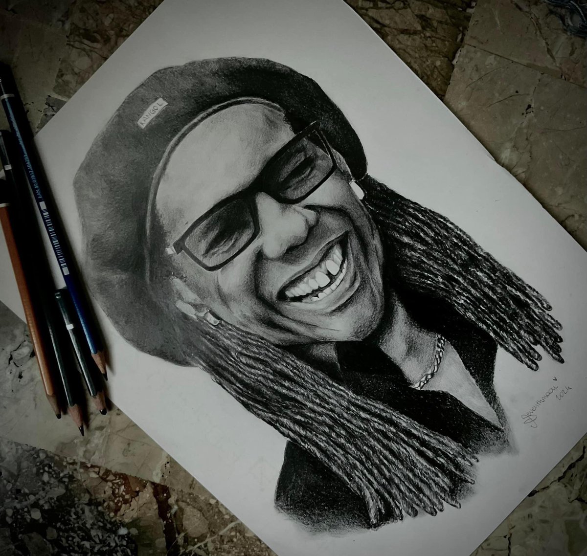 i just finished drawing #nilerodgers
