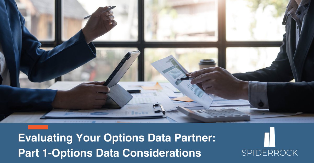 We are excited to share the first installment of our five-part blog series, where we'll delve into the essential factors to consider when choosing an options data partner. Click the link below to read more. rb.gy/2gans8 #SpiderRock #OptionsData #OptionsTrading