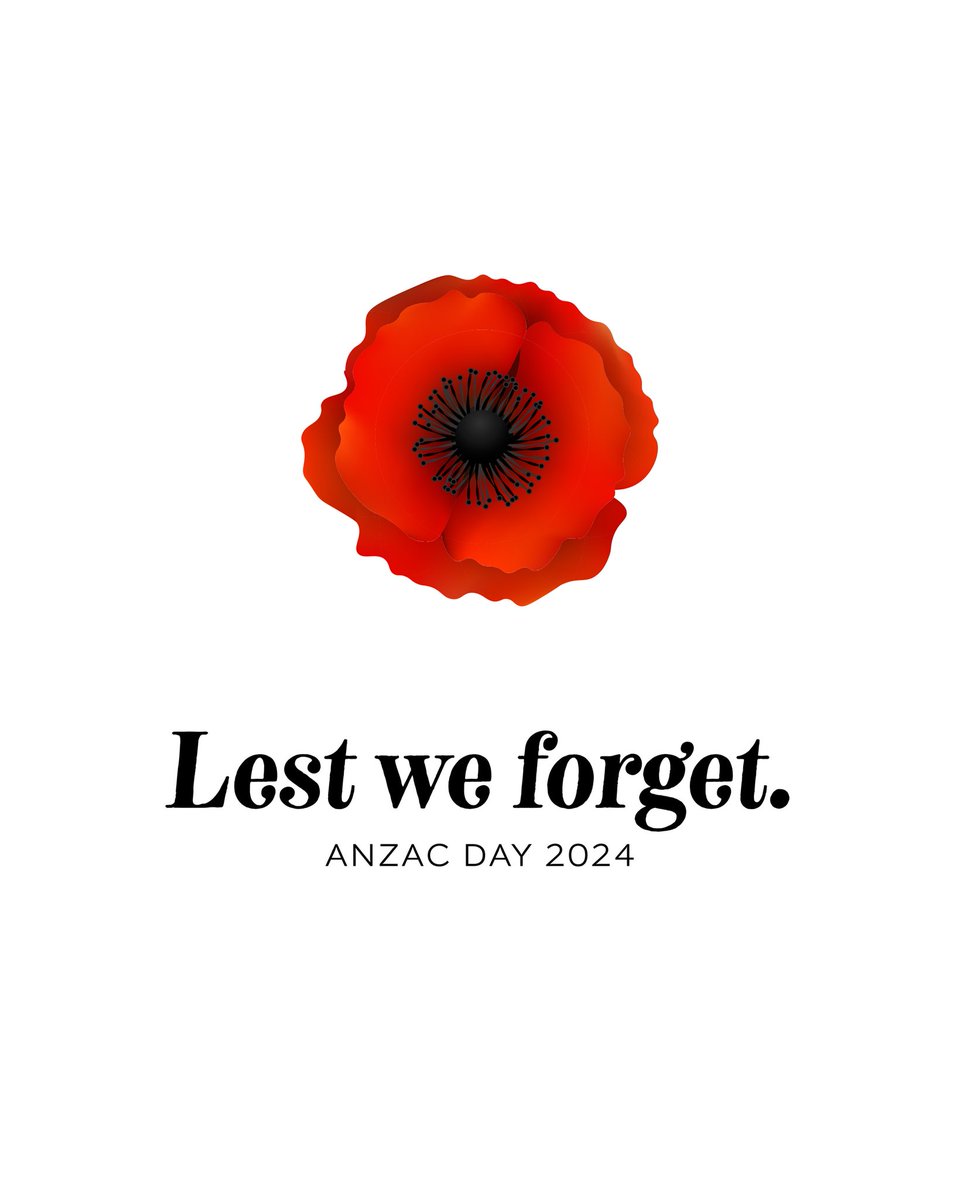 On this Anzac Day, we remember them - the first ANZACs and all of those who have followed. We honour those who have died and suffered through the old and the new wars. Wars always end. But our duty to remember never will. Lest we forget.