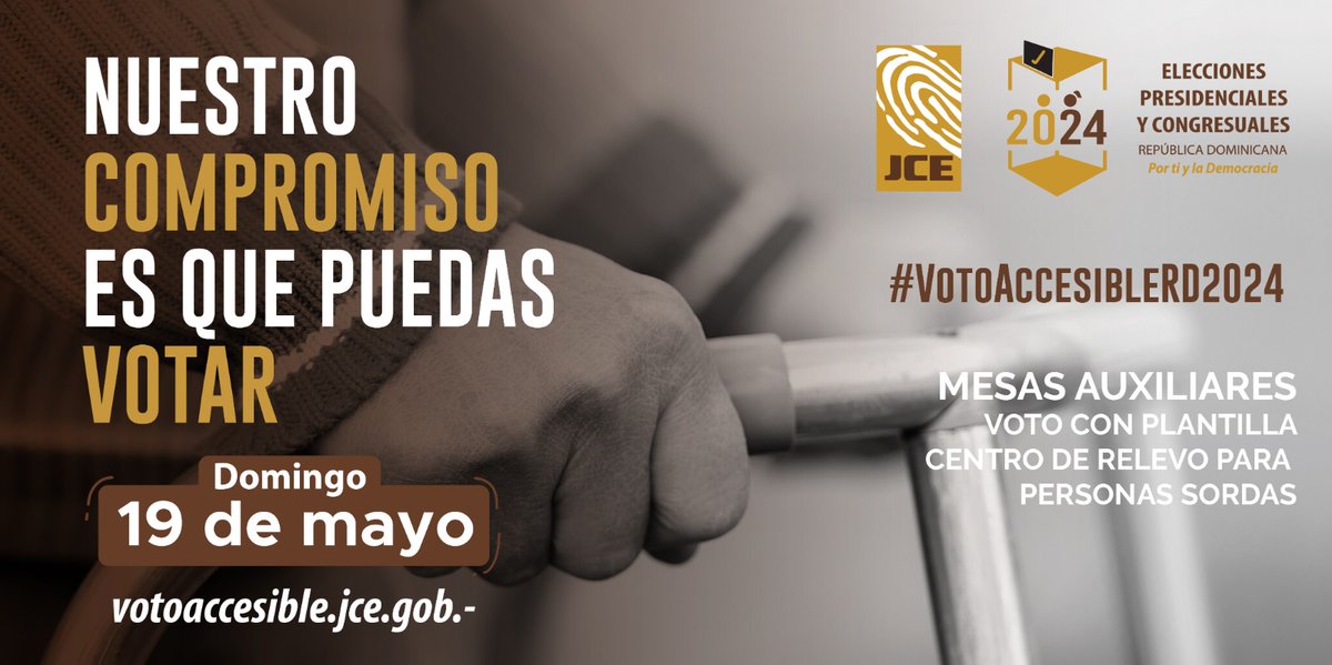 En nuestro compromiso por la inclusión para las elecciones del próximo 19 de mayo, tendremos a disposición de las personas mayores o con discapacidad física, las mesas auxiliares. Estas estarán funcionando en recintos electorales de dos o más niveles. Completa el formulario del…