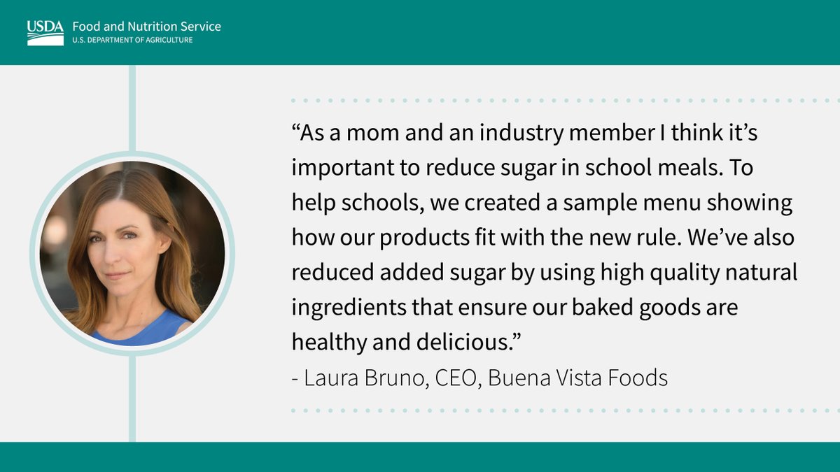 USDA’s commitment to strengthening the nutrition of #schoolmeals comes from a common goal we all share: to help kids lead healthy lives.