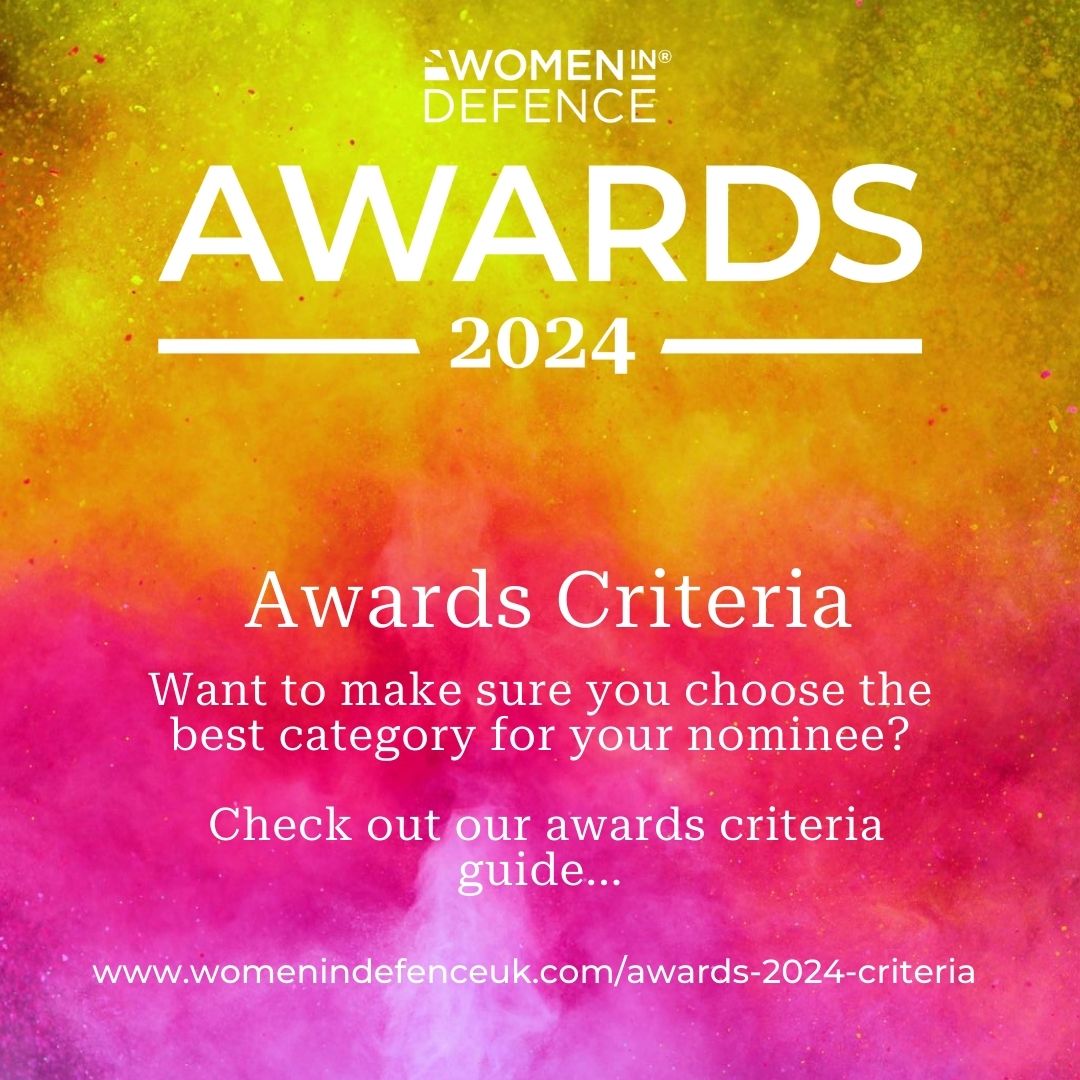 Women in Defence UK The WiD Award nominations are open, but do you know our Award Criterias? Follow the link in our bio for help understanding how to nominate and our 10 categories! #WiDAwards2024 #DeedsNotWords #InspiredByWiD