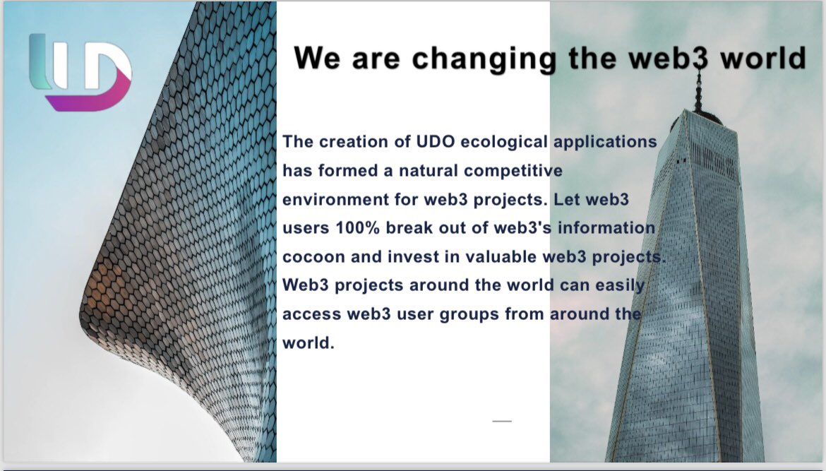 🔥🔥🔥
UDO changing the web3 world