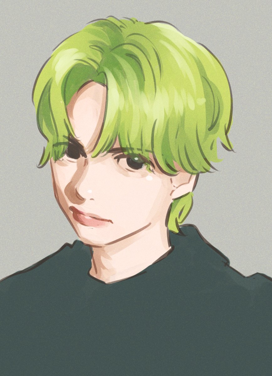 「緑髪よき 」|lincoのイラスト