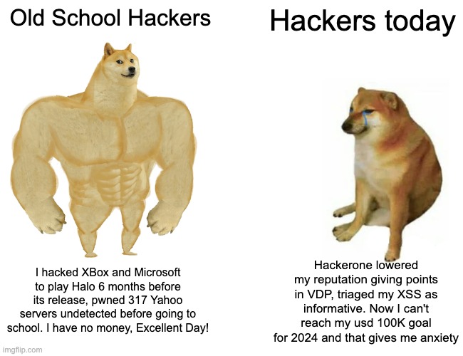 Unpopular popular opinion 😎😆

#BugBounty