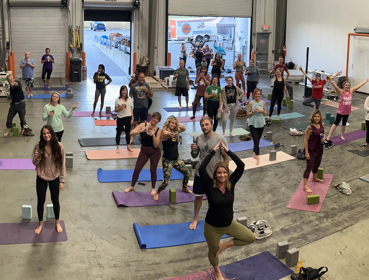 Join us for a special Wednesday edition of Beer Yoga in the Georgetown Taproom! Bring your mats at 6:30 PM tonight, grab a pint and meet us back in the brewery for the best Beer Yoga around.