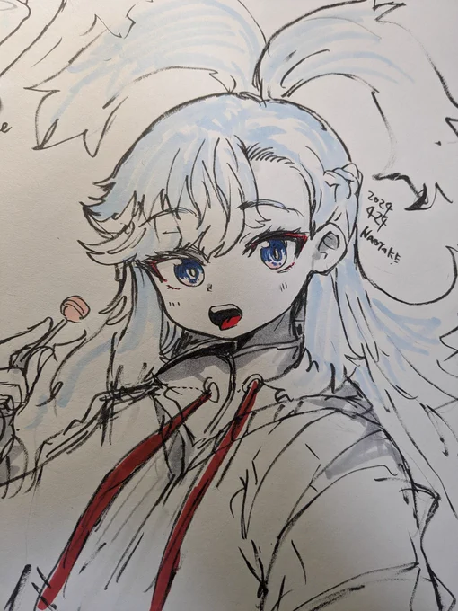 寝るまでにラクガキ 