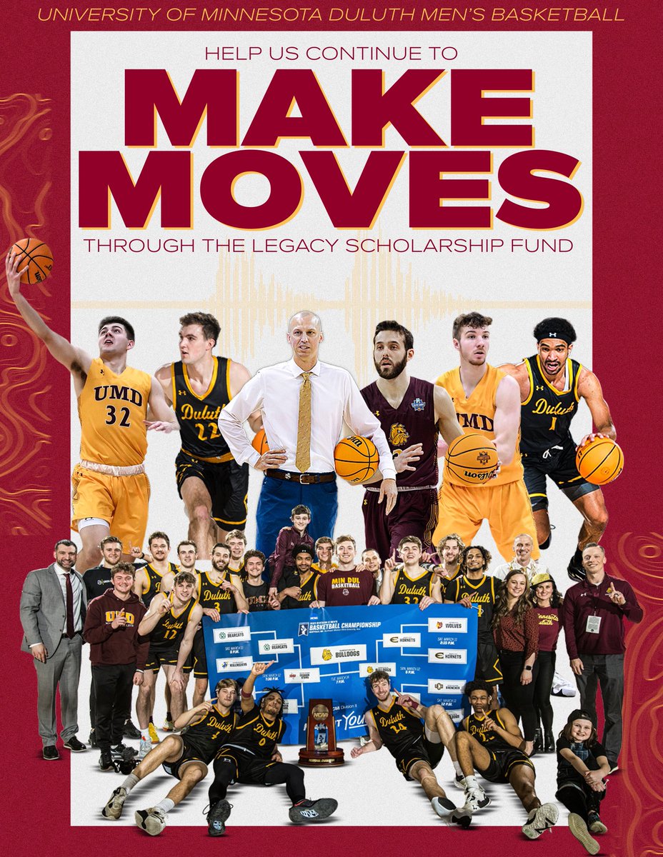 We’re kicking off UMD Week Of Giving - Please consider making an impact on our outstanding @UMDBulldogMBB student-athletes with a Donation to the MBB Legacy Scholarship Fund! We NEED Your support to keep hunting championships! 🏆🏆 #Family crowdfund.umn.edu/index.cfm?fuse…