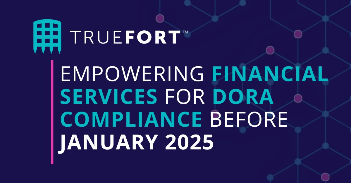 How can financial organizations achieve EU regulatory compliance before the January 2025 DORA deadline?

🔗 tinyurl.com/yfycz9nx

#cybersecurity #financialsecurity