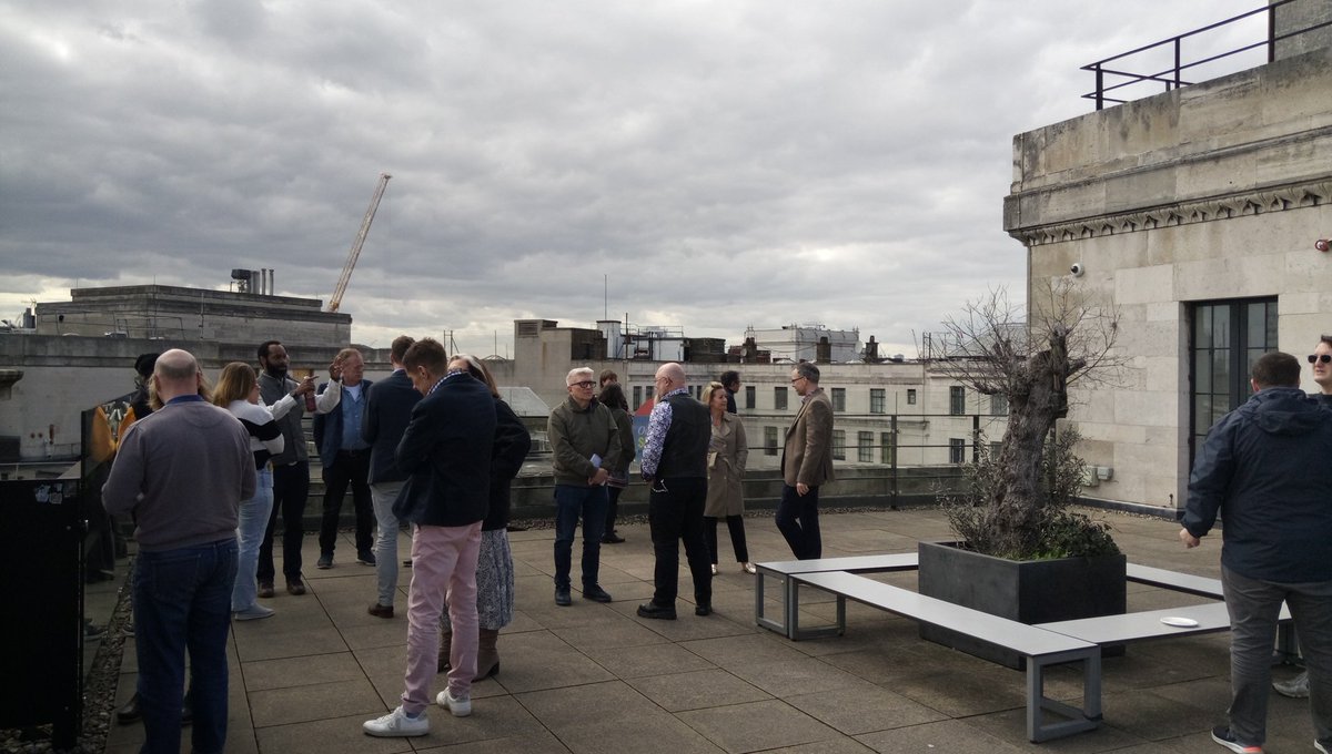 Amazing view from the top of Bush House at <a href="/KingsCollegeLon/">King's College London</a> during break at <a href="/echo360/">Echo360</a> workshop