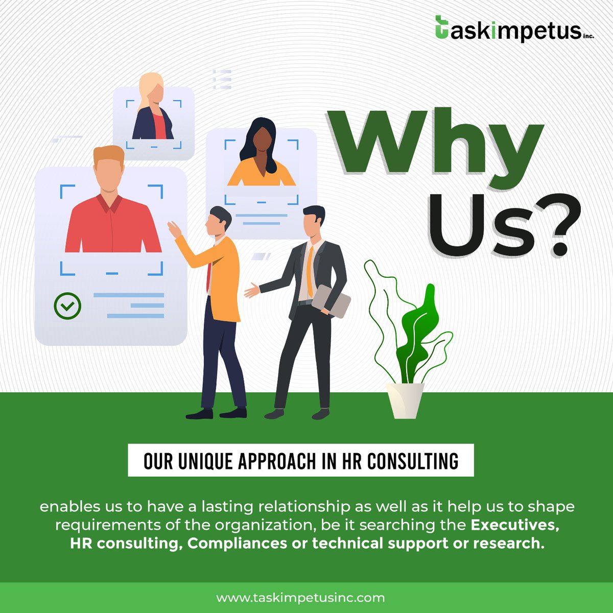 Unlock your potential with Task Impetus - Where Careers Flourish! 🚀

#TaskImpetus #CareerGrowth #RecruitmentFirm #Hiring #Jobs #JobsUSA #JobOpenings