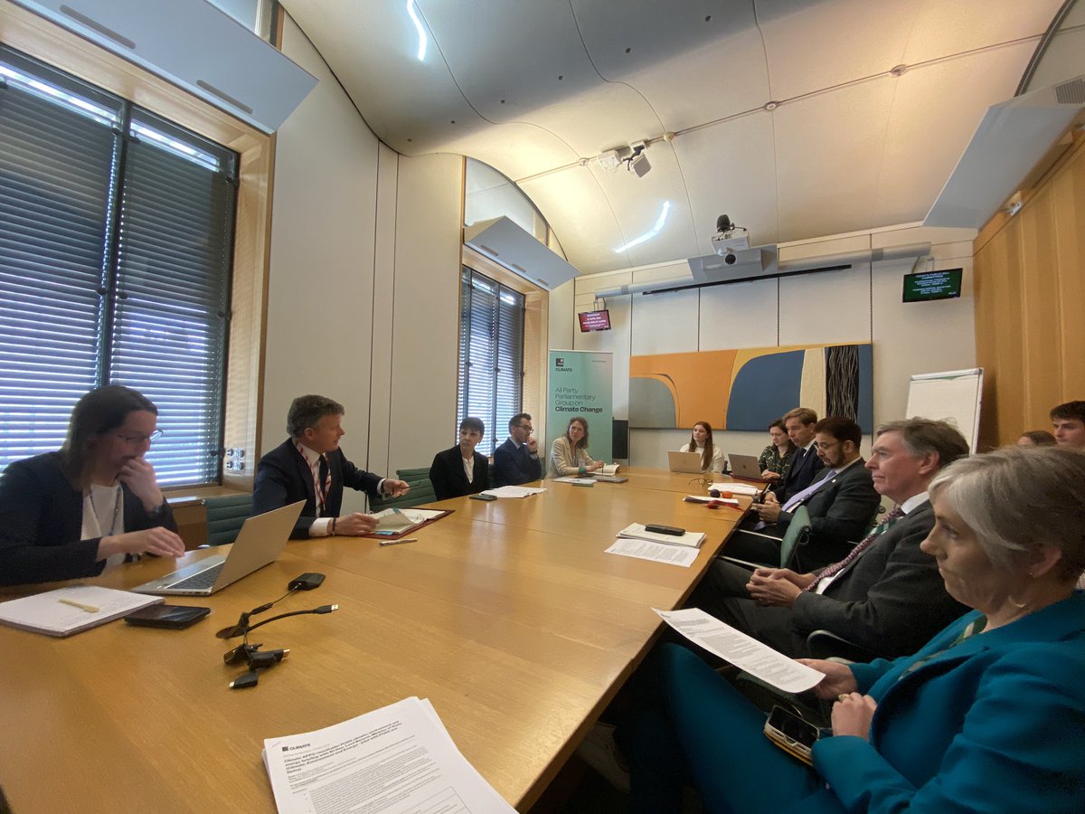 This morning @ClimateAPPG MPs met with @RichardHRBenyon to discuss: 🇺🇳UK priorities for @UNFCCC #COP29 and @UNBiodiversity #COP16 🇬🇧@FCDOGovUK’s work related to climate, energy and the environment 🤝Political consensus on climate and nature action. And more!