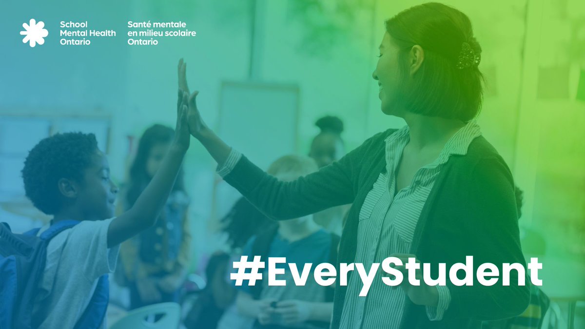 SMHO_SMSO's tweet photo. Schools are an ideal place for mental health promotion, prevention and early intervention. Supporting mental health at school encourages wellness, enhances learning, and carries economic benefits.

Learn more:
https://t.co/8vEwdFp9HG

#SchoolMentalHealthON https://t.co/KKZbEv1fgP