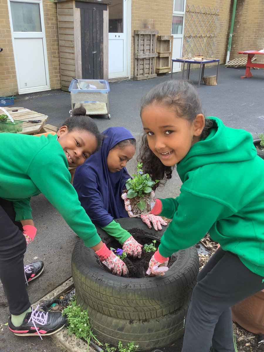 Gardening Group A had a busy time planting pansies in the courtyard. We’re looking forward to watching them bloom #FaithHopeLove