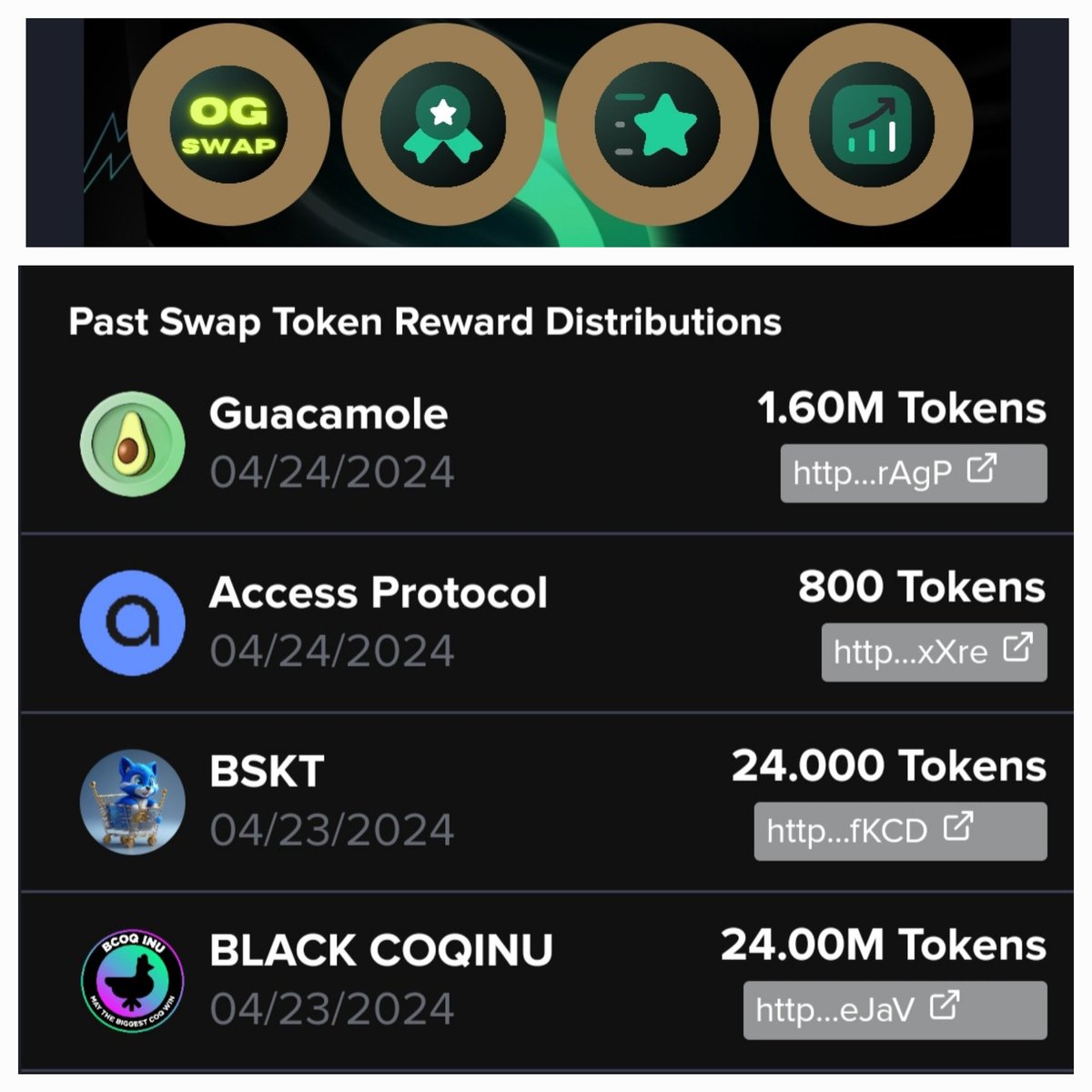 mate4you_eth's tweet photo. Join the best portfolio tracker including an awesome rewards program by @ElementsPFP
📲 https://t.co/IM1CePn8iN
- First PFP on $WEN
- Founder of @supersweepxyz
- Founder of #MemeFlow
Enter my referral code to participate on my daily rewards🪂 ➡️ ZXGY-R482 ⬅️ https://t.co/n9DE32kXhV