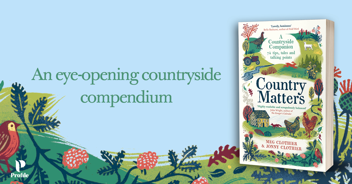 For all who have left – or dream of leaving – the city 🪻 #CountryMatters by @meg_clothier and Jonny Clothier publishes next week on 2nd May! Pre order now: tinyurl.com/CountryMatters…