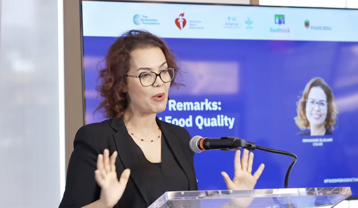 “Biodiversification and diversification of our diet is a must. There are 500,000 plant species. Our ancestors have been eating 30,000. We are producing 5,000. But we only have 125 in the market.” - Ismahane Elouafi, Executive Managing Director, CGIAR  #FoodPeriodicTable  Tune