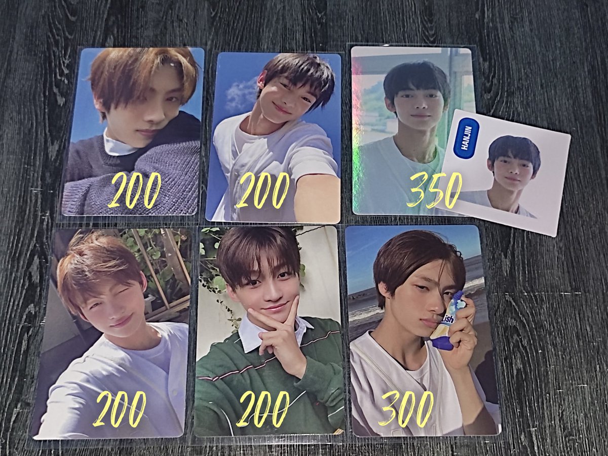 [#kgyuvincart_sells] wts lfb ph

[ONHAND] TWS official PC

  Prices on the pic (+20 pf + sf) 

—dop: 3 days or payo 
— x sensitive

mop: gcash
mod: jnt direct/sco 

Check 📌 for proofs

reply/dm

#. shinyu dohoon youngjae hanjin jihoon kyungmin pc poca pob weverse album