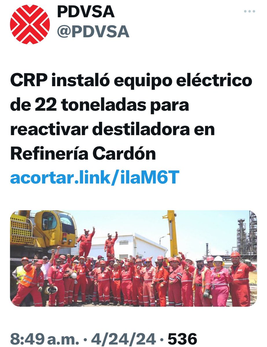 ¿Cómo se llama la obra? Escena 1: Sube el telón Explosión en subestación eléctrica paraliza planta destiladora 3 de la refinería Cardón, operada por la que una vez fue la eficiente @PDVSA Baja el telón Escena 2: Sube el telón @TellecheaRuiz ordena a los trabajadores grabar videos…