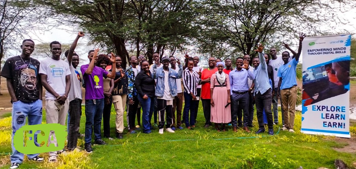 FCA_Kenya's tweet photo. Today, @FCA_Kenya facilitated a mentorship clinic in Kakuma where participants received feedback on their portfolios and CVs from industrial experts, courtesy of @UNICEFKenya https://t.co/4FICy1GUyX
