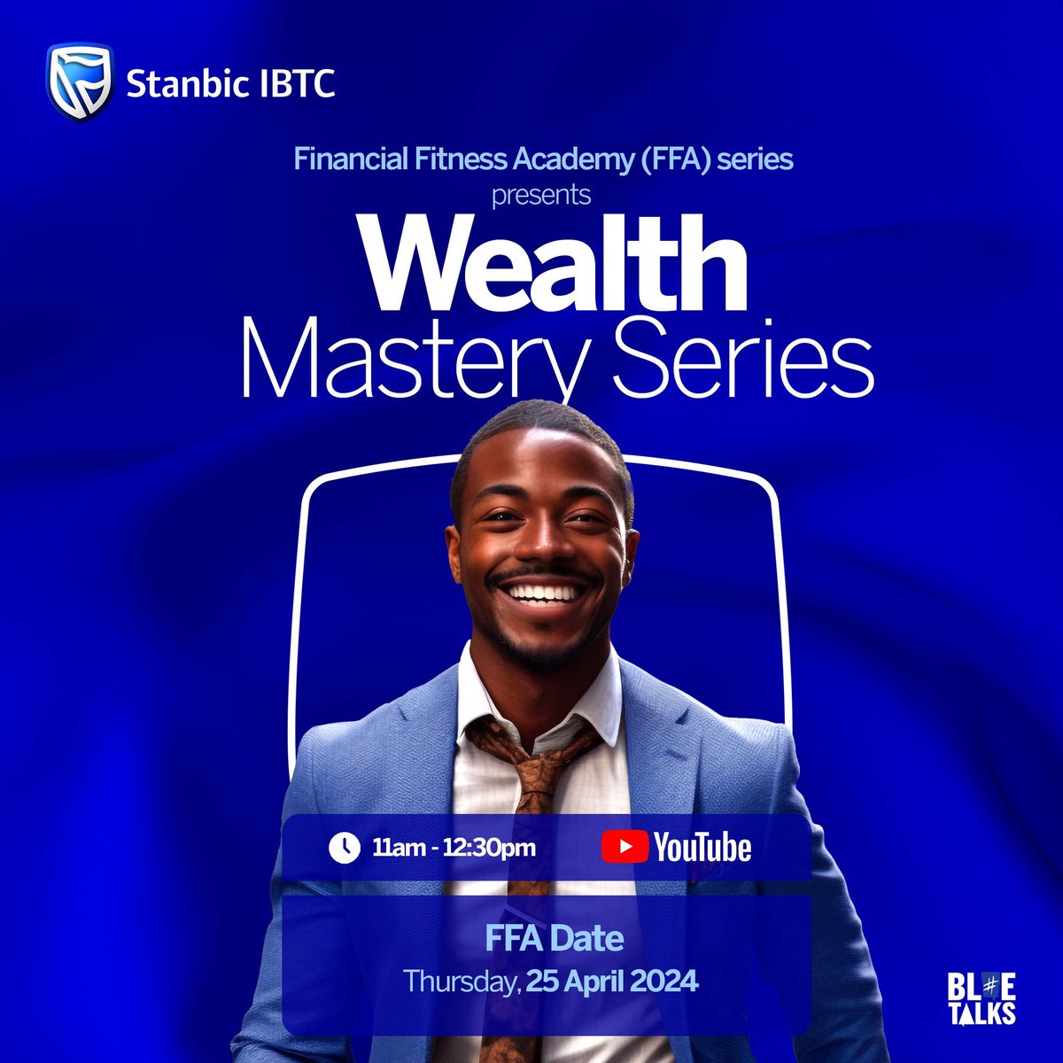 Are you ready to master your wealth? ​ This series covers aspects such as earning, spending, saving, sharing, and safeguarding your money.​ Join our YouTube channel, Facebook, Twitter, and LinkedIn pages @StanbicIBTC on Thursday, 25 April 2024, from 11 am to 12:30 pm for the…