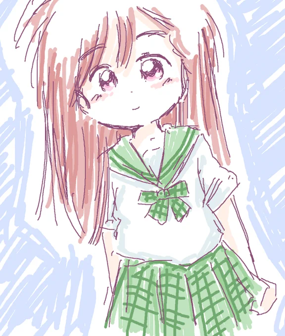 #いいねした人は私のイラストを自分の絵柄で描く の流れで、本人いないけど事後承諾盗ってくるということでいいかなー・・・・とwJK | きゅって #pixiv  