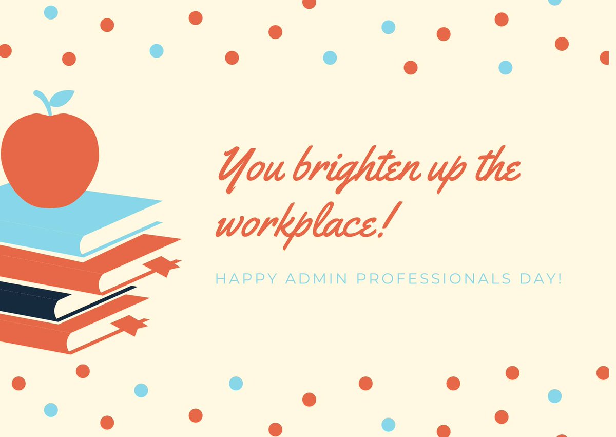 🎉 Happy Admin Professionals Day! 📝 Thanks for keeping our schools thriving with your dedication and organization. From managing schedules to supporting students and staff, your hard work doesn't go unnoticed. Thank you for making our school community great! 🎉