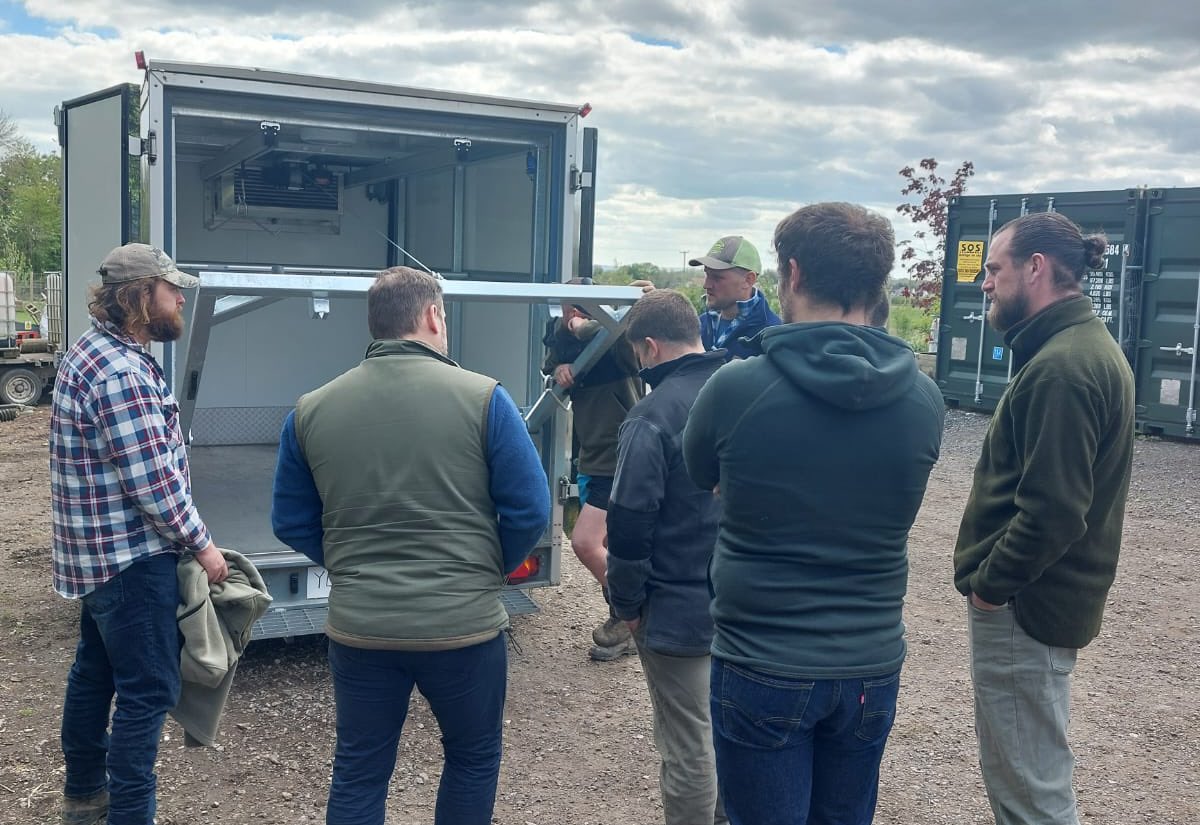 Great to take a closer look at the <a href="/fishermodularuk/">Fisher Group</a> deer chiller. Thanks to the team for bringing it along and for supporting today’s event 🤩
#bdfpadeerday2024 #ukvenison