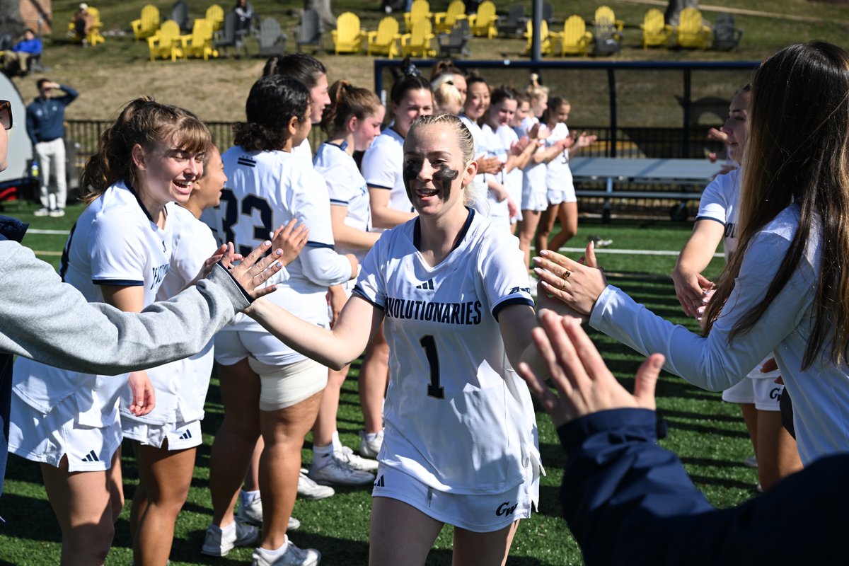 Today, we honor senior Phoebe Mullarkey! Phoebe has enjoyed a breakout senior season with career highs in goals (22), assists (6) and points (28) this season for GW! #RaiseHigh