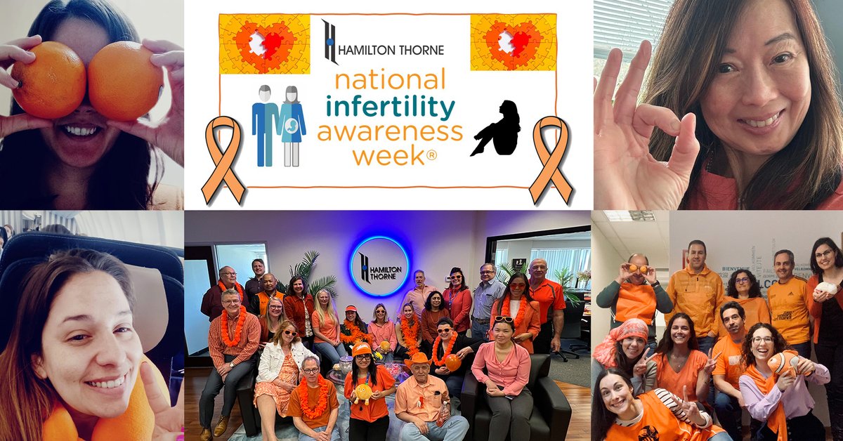 Today we #wearorange to support @resolveorg and raise awareness to those affected by infertility. We recognize the struggles of achieving the dream of parenthood. We will never stop providing solutions to support reproductive health. 🍊🧡🍊 #NIAW #IVF @microptic