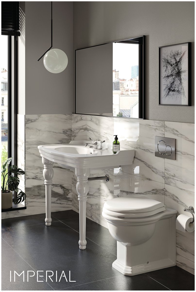 Step up your bathroom game with our Regent Console - the epitome of classic style and elegance. Handcrafted with love and attention to detail,this piece will elevate any bathroom design.Experience luxury like never before with Imperial. imperial-bathrooms.co.uk
