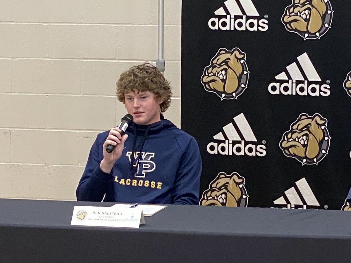 Congratulations to our Bulldogs who committed to continue playing their sport at the next level in college 🖤💛 Wesley Hill NWU Swim, Gavin Slaby Iowa Western Bowling, Arianna Bonafilia Iowa Western Bowling, Mackenzie Larson NWU Softball, and Ben Halstead William Penn Lacrosse