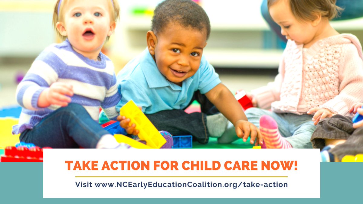 📢The #NCGA session starts today, and you can help make sure #ChildCare is a top priority! We are at the edge of a funding cliff that will be catastrophic for NC's young children, families and businesses. Take action now: ncearlyeducationcoalition.org/take-action/co… #ChildCareForNC #ncpol