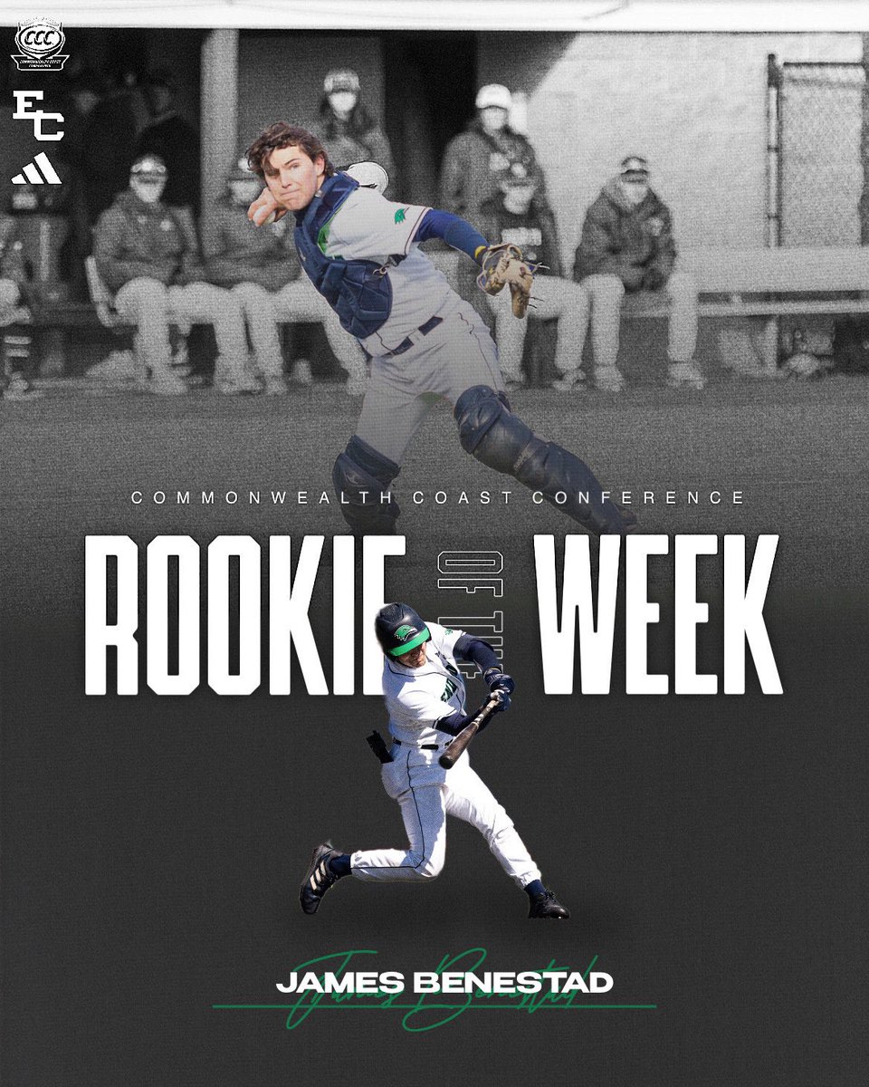 EndicottBASE's tweet photo. Benny earns his second #CCCBASE Rookie of the Week nod! https://t.co/VHEXyBIbMC